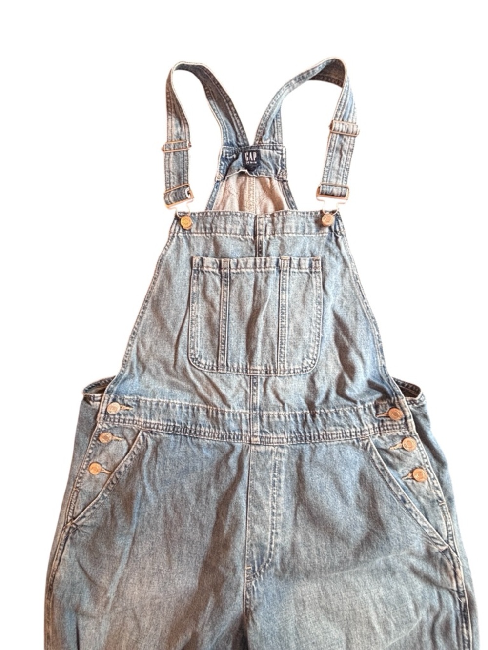 Vintage Gap Denim Overalls Light Wash Size Large